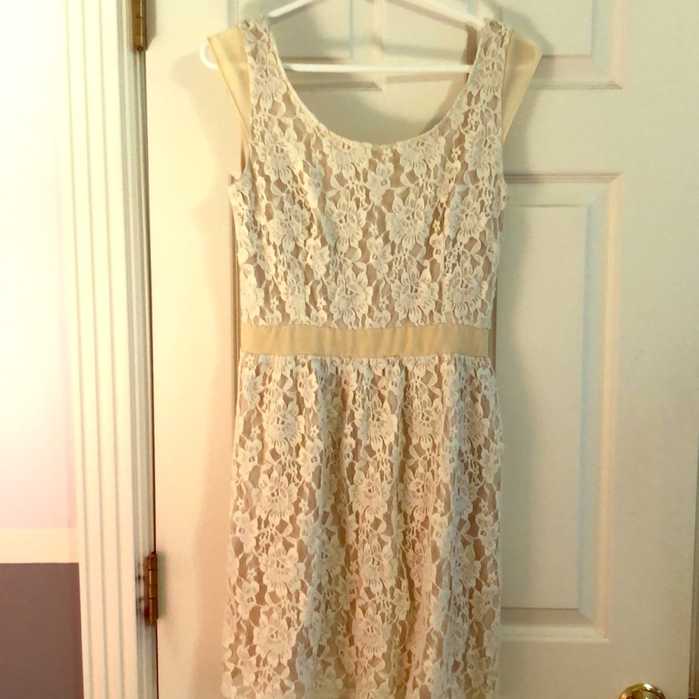 Cream dress